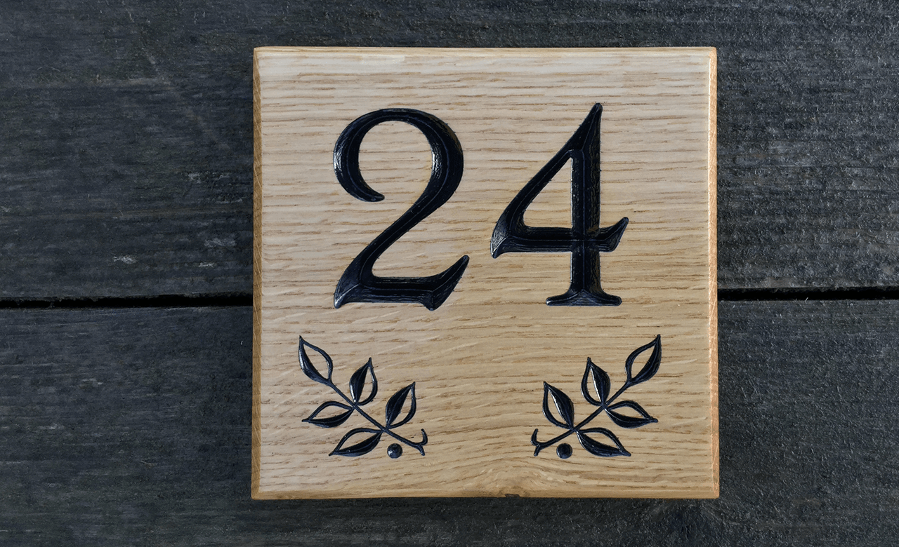 Small Square House Signs 150 x 150mm - Slightly larger than a CD Case