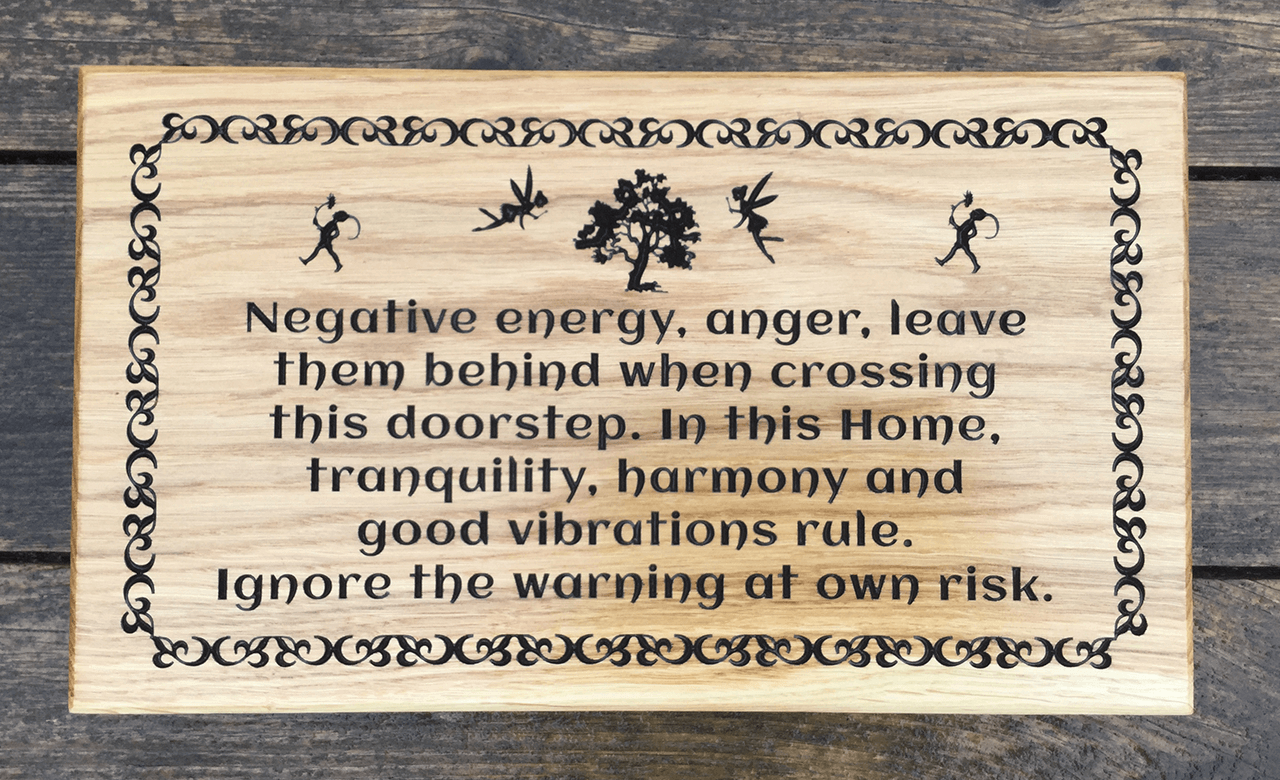 380 x 220 Fairy mystical house sign