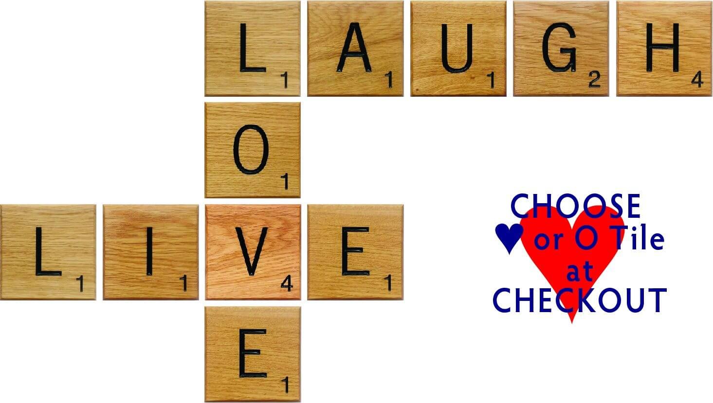 Giant Novelty Solid Oak Letters Wall Art