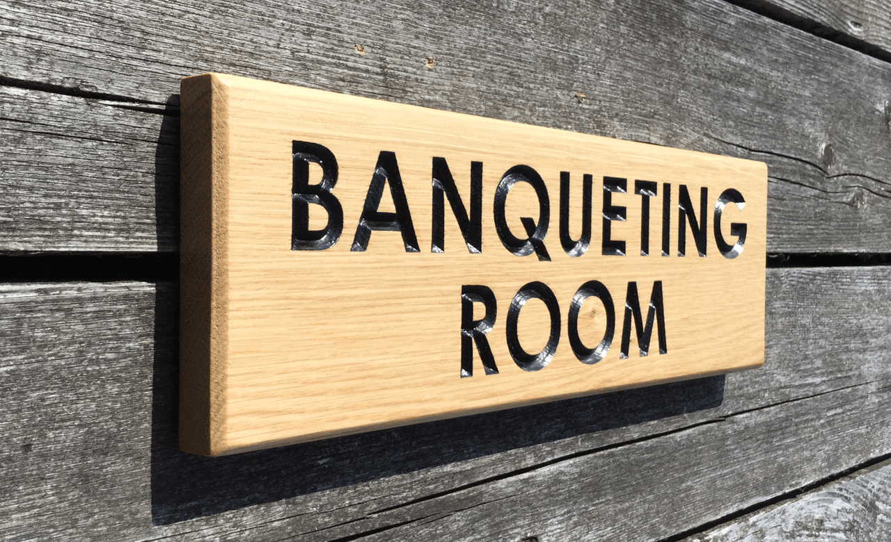 380x110mm Long & Thin Hospitality Sign