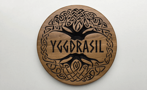 Yggdrasil Mythical Tree 300x300 Large Circular Sign