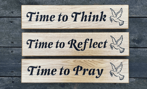 500x110mm prayer signs for churches or religious groups