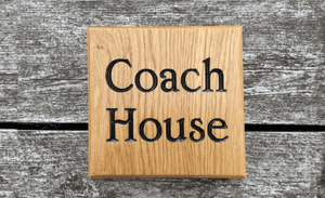 Coach House Classic Vintage Wooden House Sign