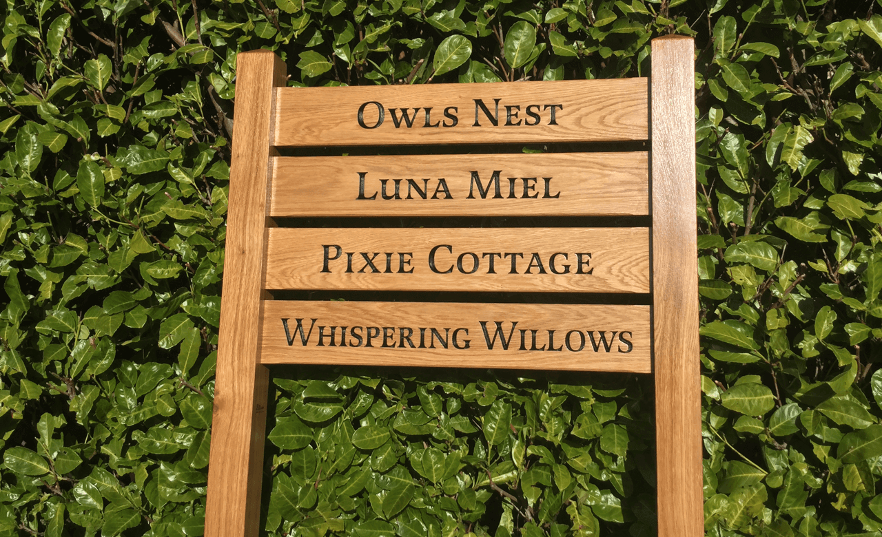 Sign Rung Multi Rung Ladder Sign 720 x 110mm - Posts 70 x 70 x 1520mm