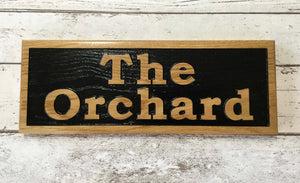 The Orchard Reverse Engraved Painted Background